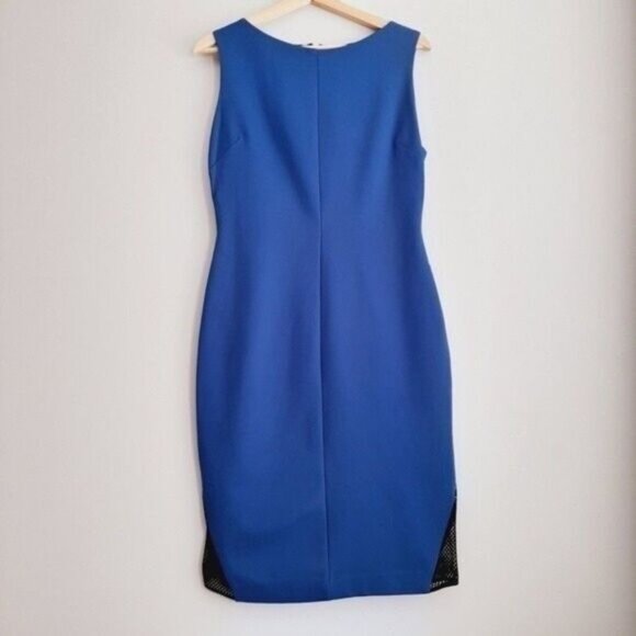 PERIPHERY Sheath Bodycon Knee Length Dress Cobalt Blue Sz M - Picture 2 of 11